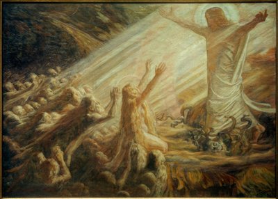 Le Christ au royaume des morts - Joakim Frederik Skovgaard